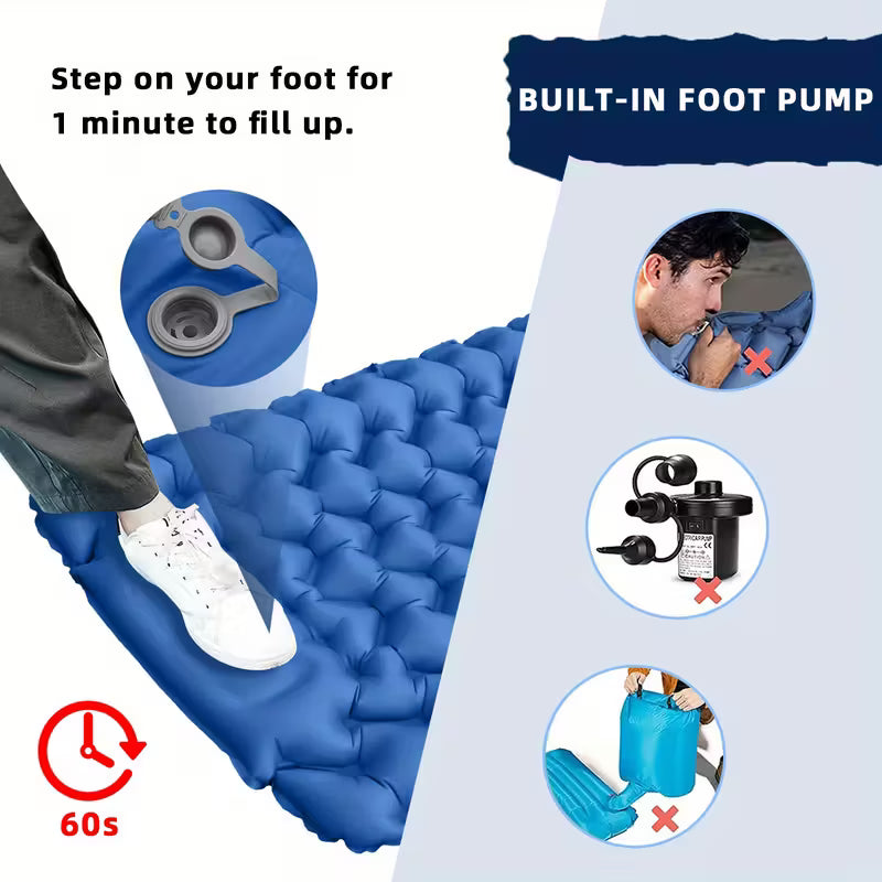 Bajo sleeping inflable ultraligero