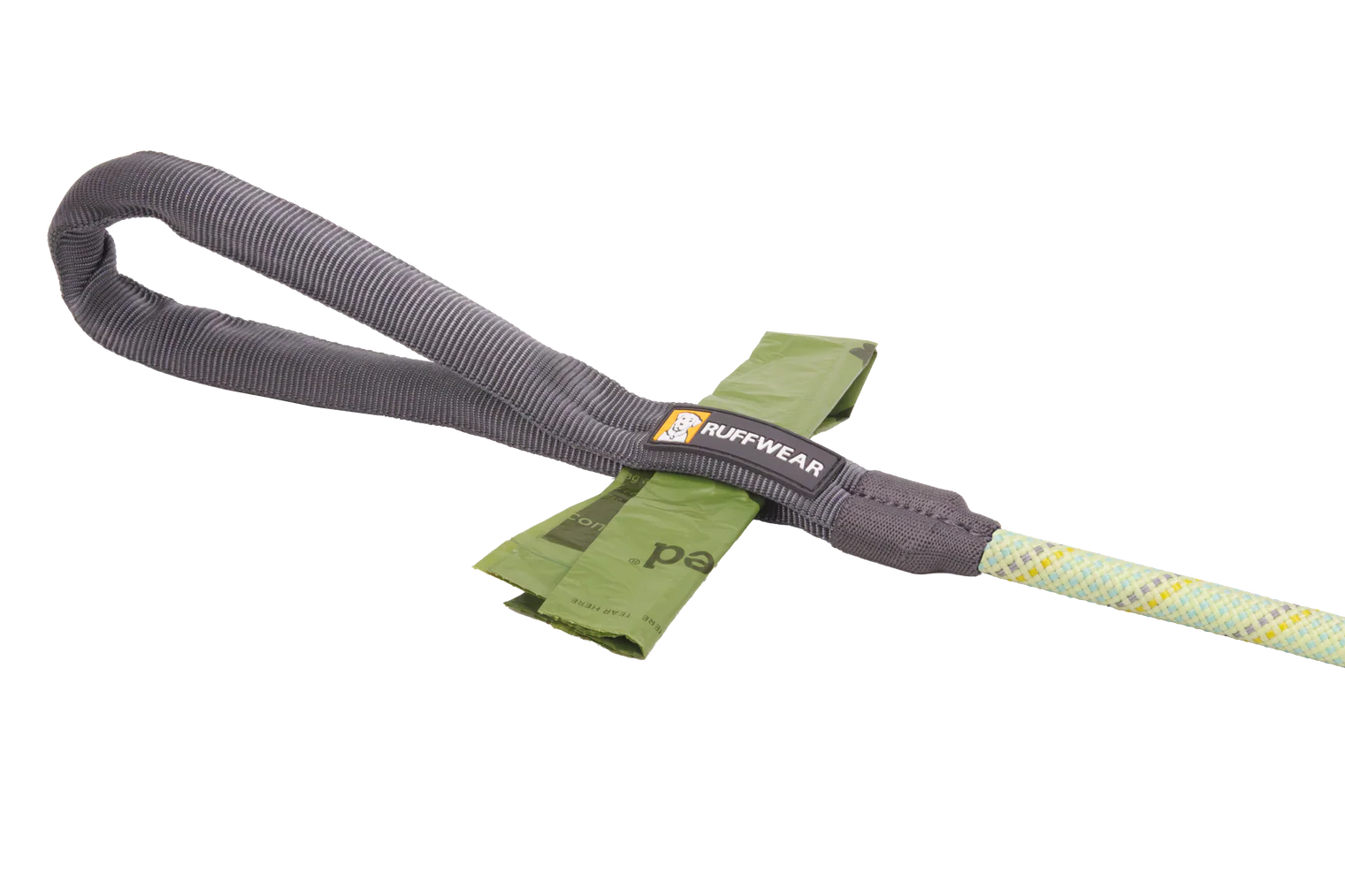 Correa para perros de cuerda y mosquetón KNOT-A-LEASH® 7 mm Moss Green