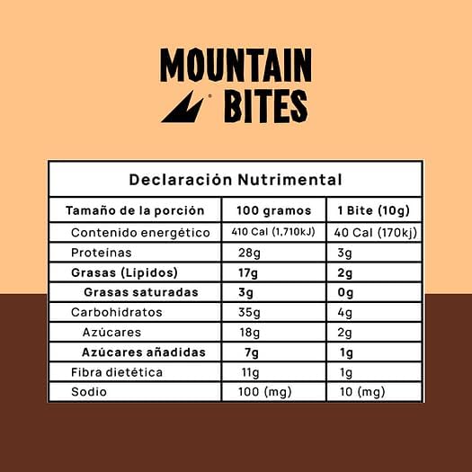 Mountain Bites Power Bites - Café y chocolate
