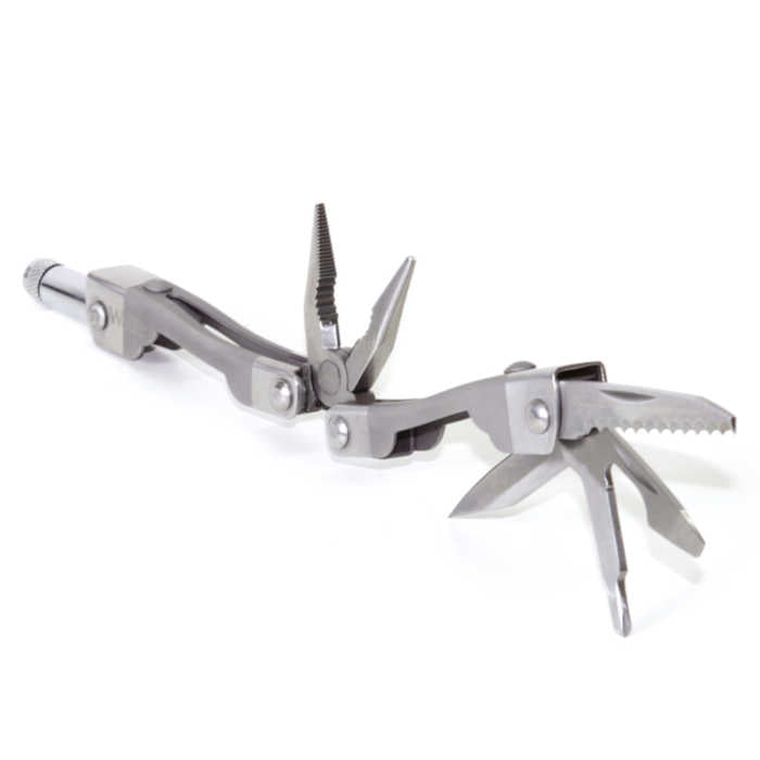 Multiherramienta con pinza y luz led 8 usos