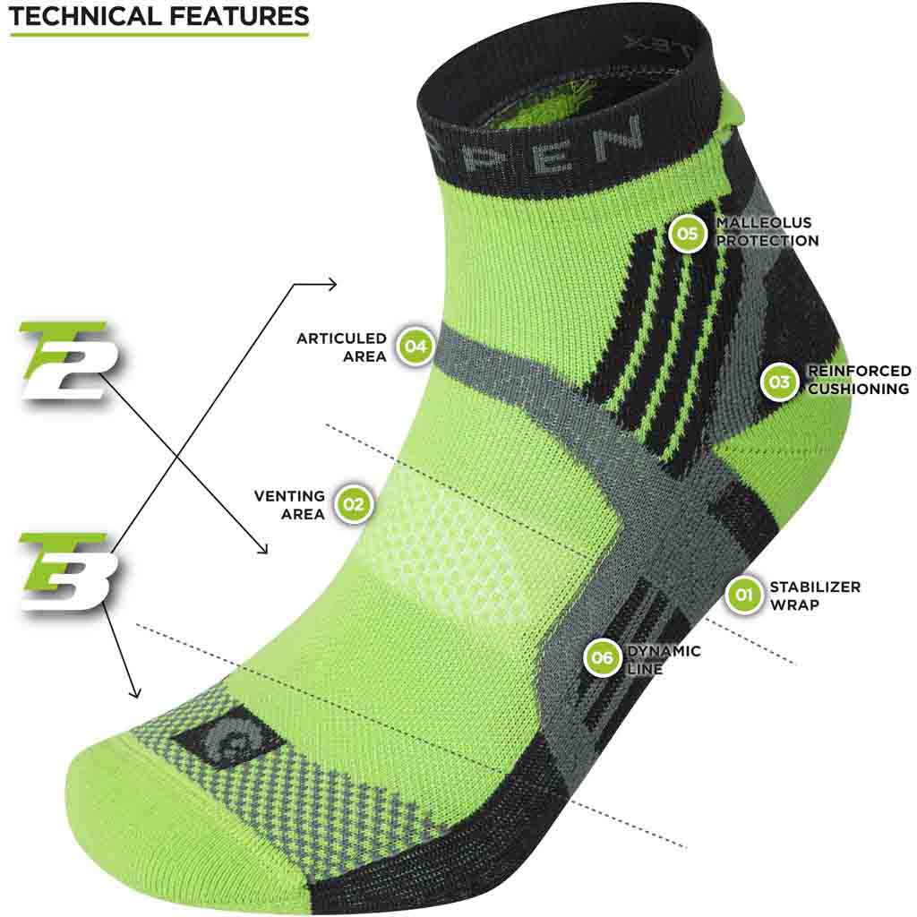 Calcetines T3 TRAIL RUNNING PADDED ECO HOMBRE