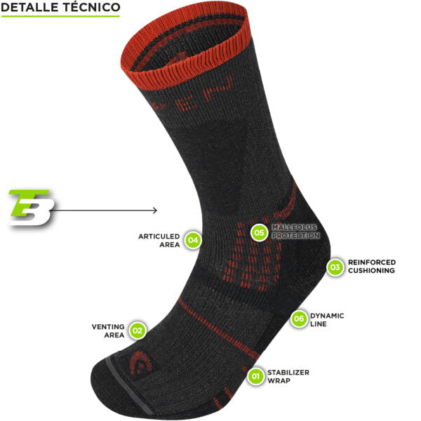 T3 HEAVY TREKKER ECO MEN'S SOCKS