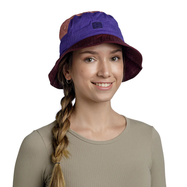 Sombrero BUFF® SUN BUCKET HAT - HAK PURPLE