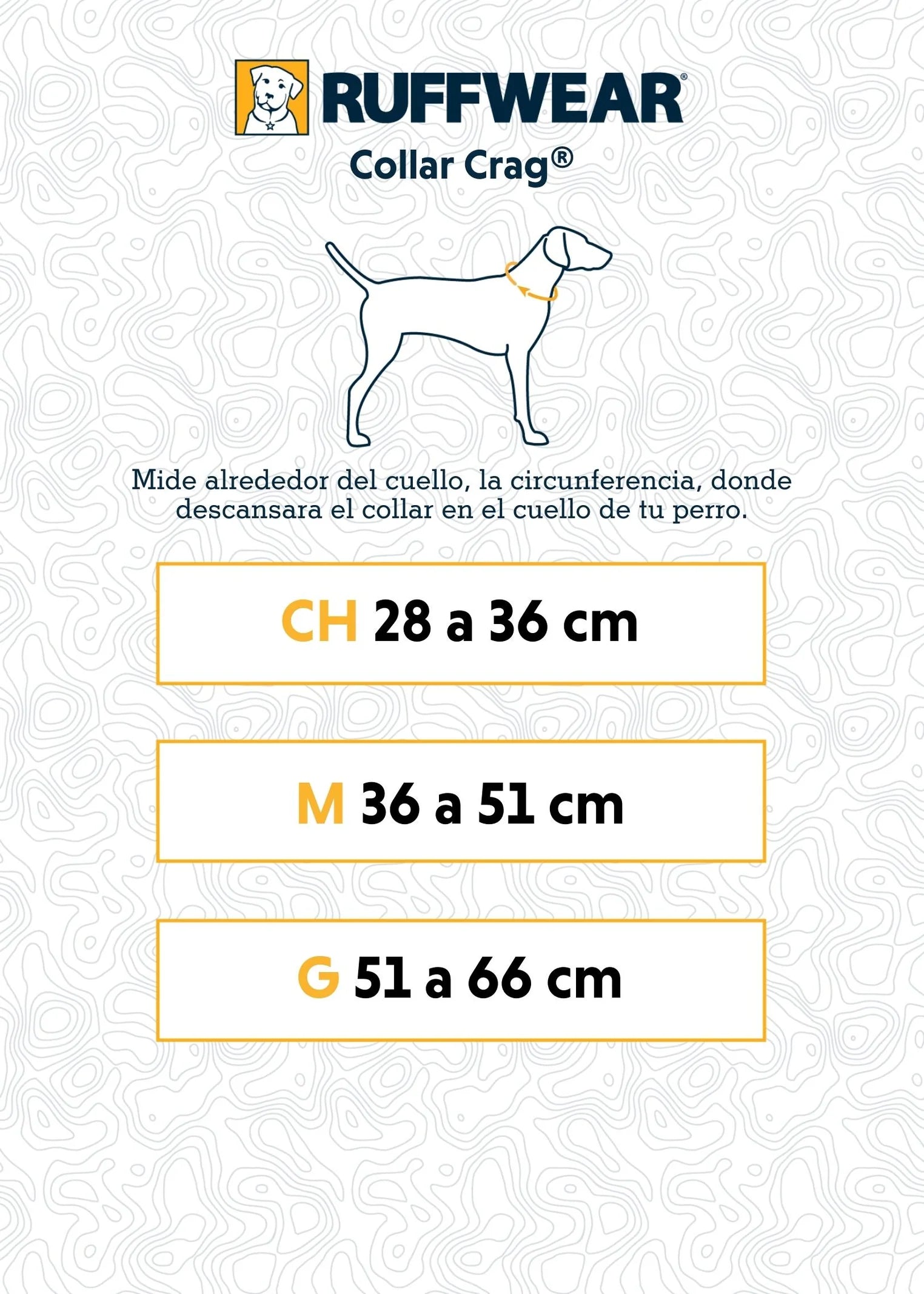 Collar para perros reflejante CRAG® COLLAR ALPINE DAWN