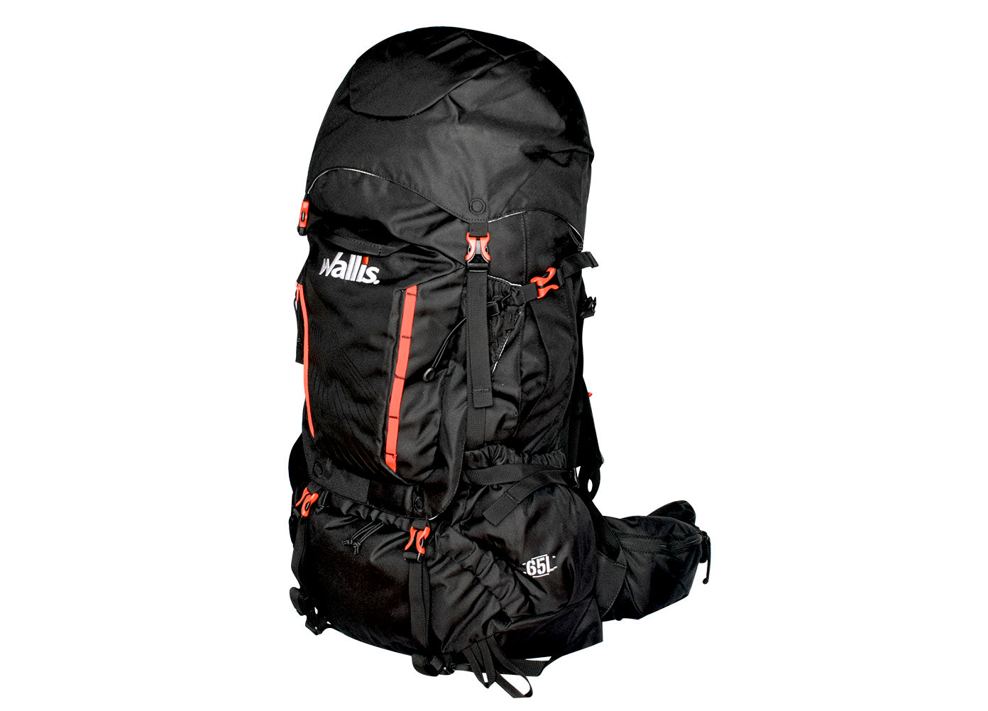 Mountain backpack 65L W1780364 Black with red