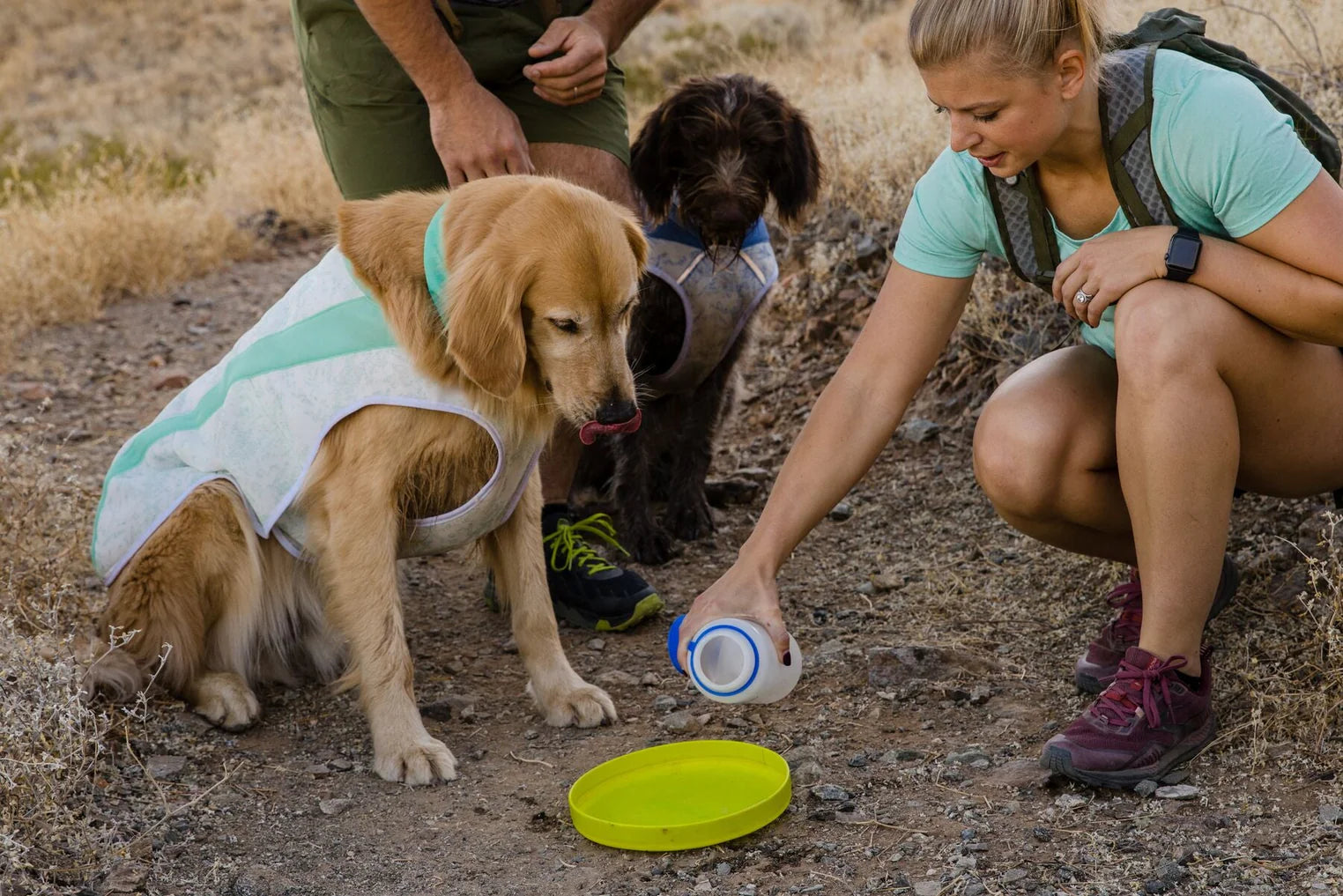 Disco y plato para perros CAMP FLYER® LICHEN GREEN