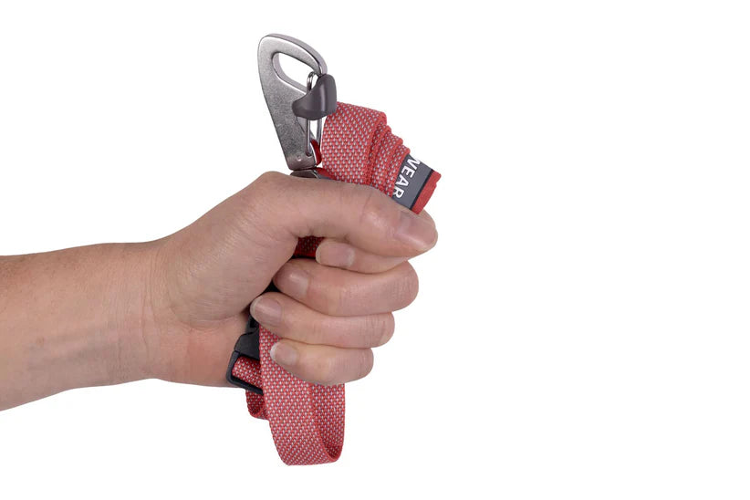 Correa para perros ultra ligera y manos libres FLAGLINE Salmon Pink