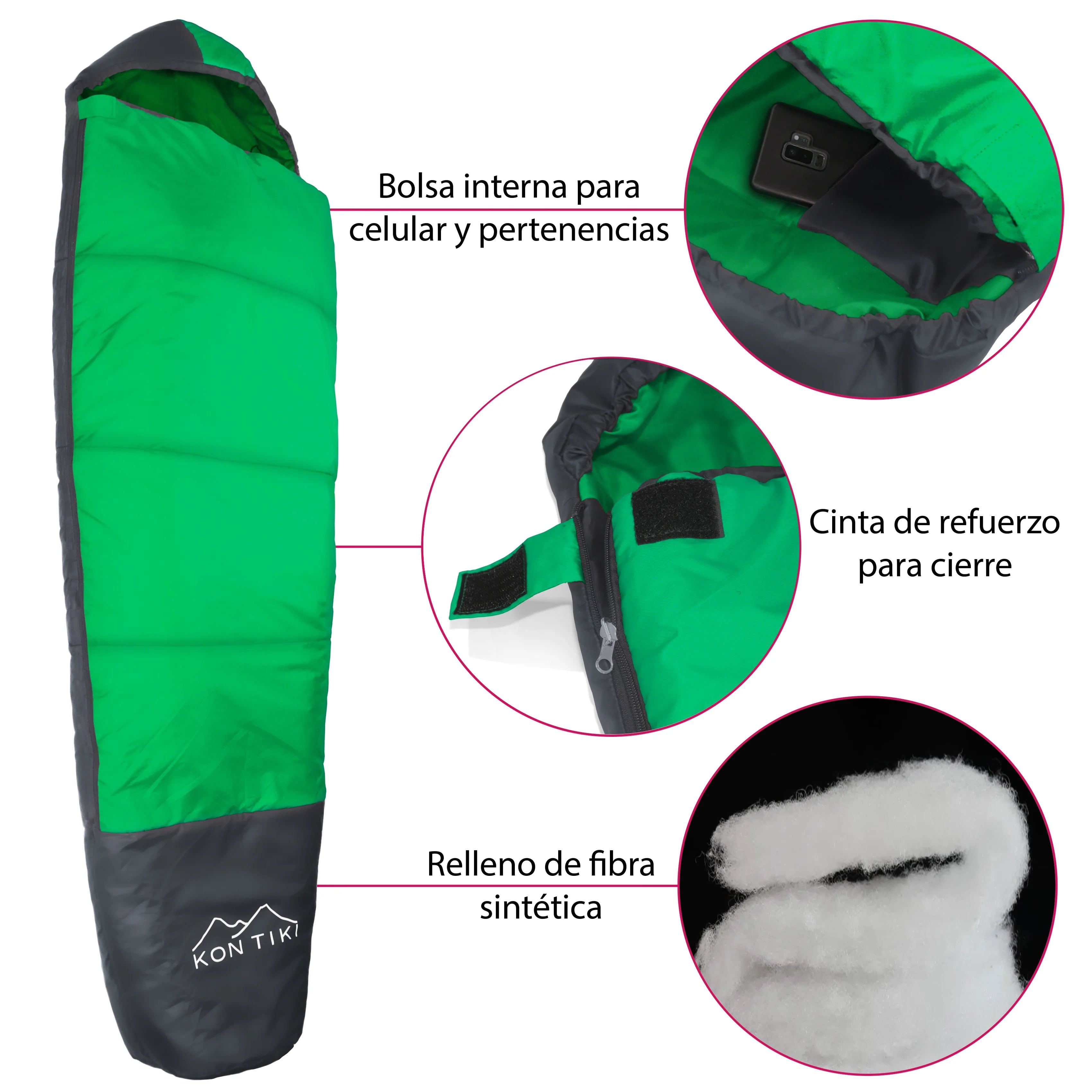Bolsa para dormir UMBRA GN-GR 0°C / -6°C