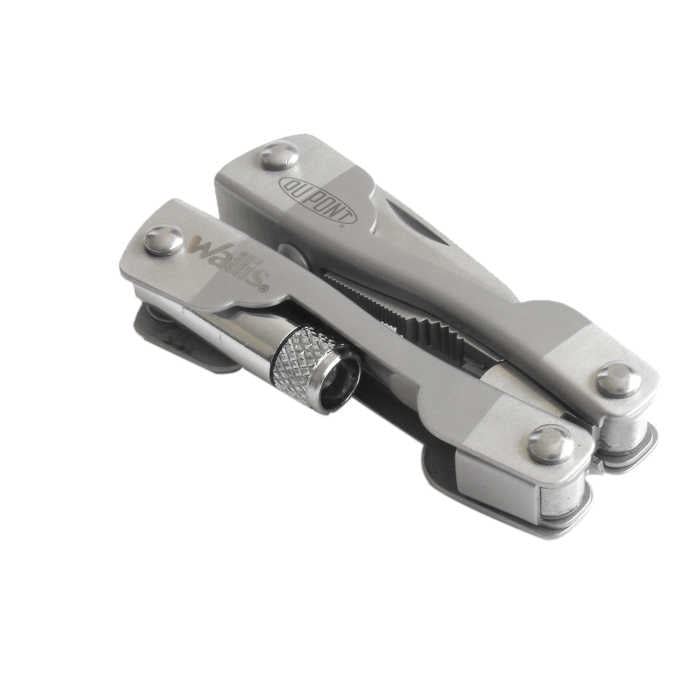 Multiherramienta con pinza y luz led 8 usos