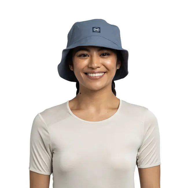 Sombrero BUFF Adventure Bucket Hat SOLID STONE BLUE