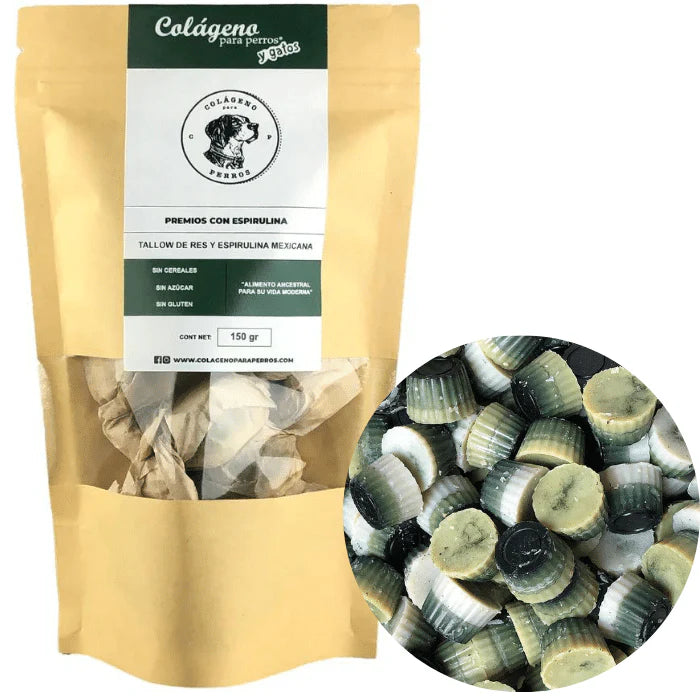 Premios para perro con Espirulina: Un Detox Natural. 250 g