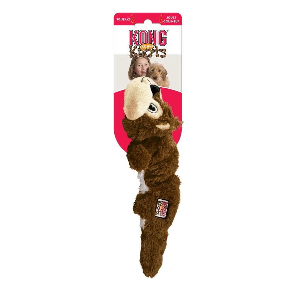 Juguete de Peluche para Perros - Ardilla de Peluche y Cuerda con Sonido