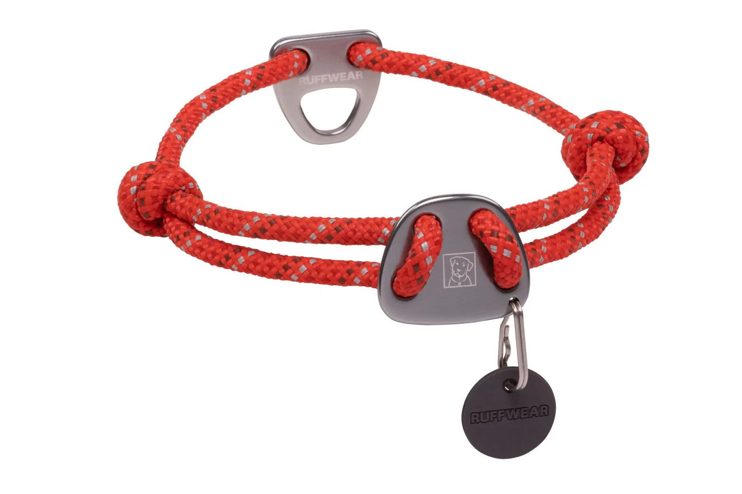 KNOT-A-COLLAR® RED SUMAC Rope Dog Collar 