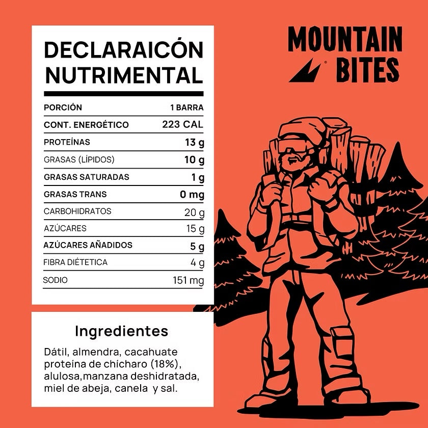 Mountain Bites Summit Bar - Manzana Canela