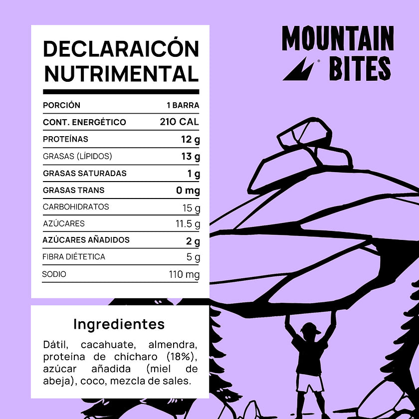 Mountain Bites Summit Bar - Coco y Blueberry