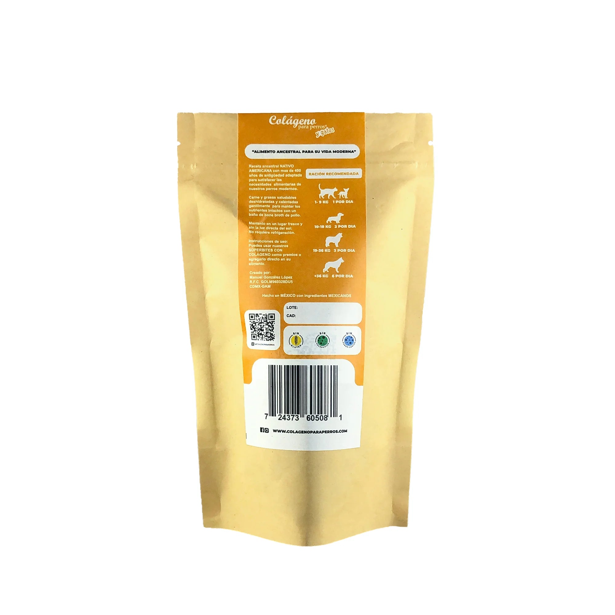 Premios con colágeno para perros - Pemmican: Nutrición Premium para un Pelaje Extremo 250 g
