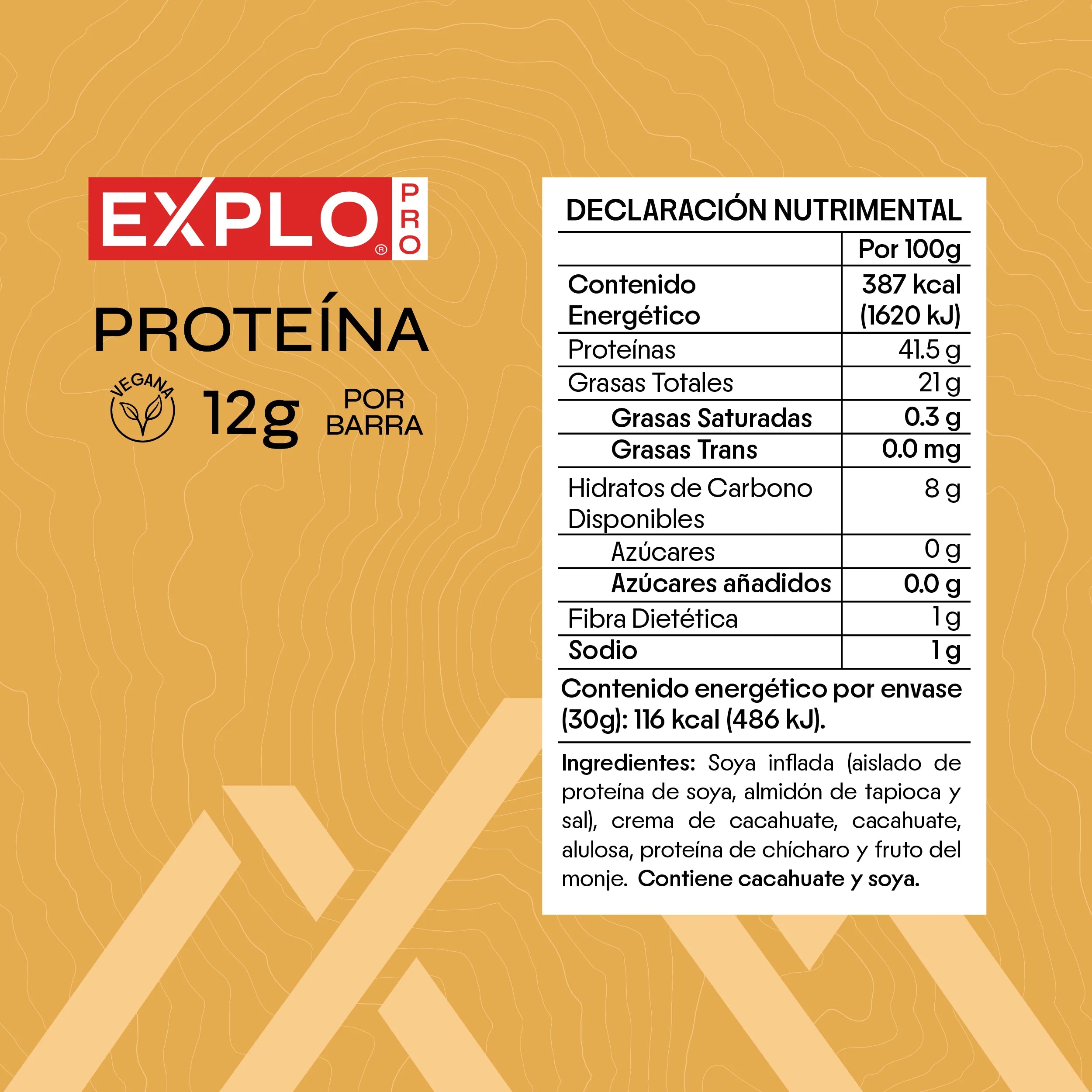 Barra de Proteína sabor Cacahuate