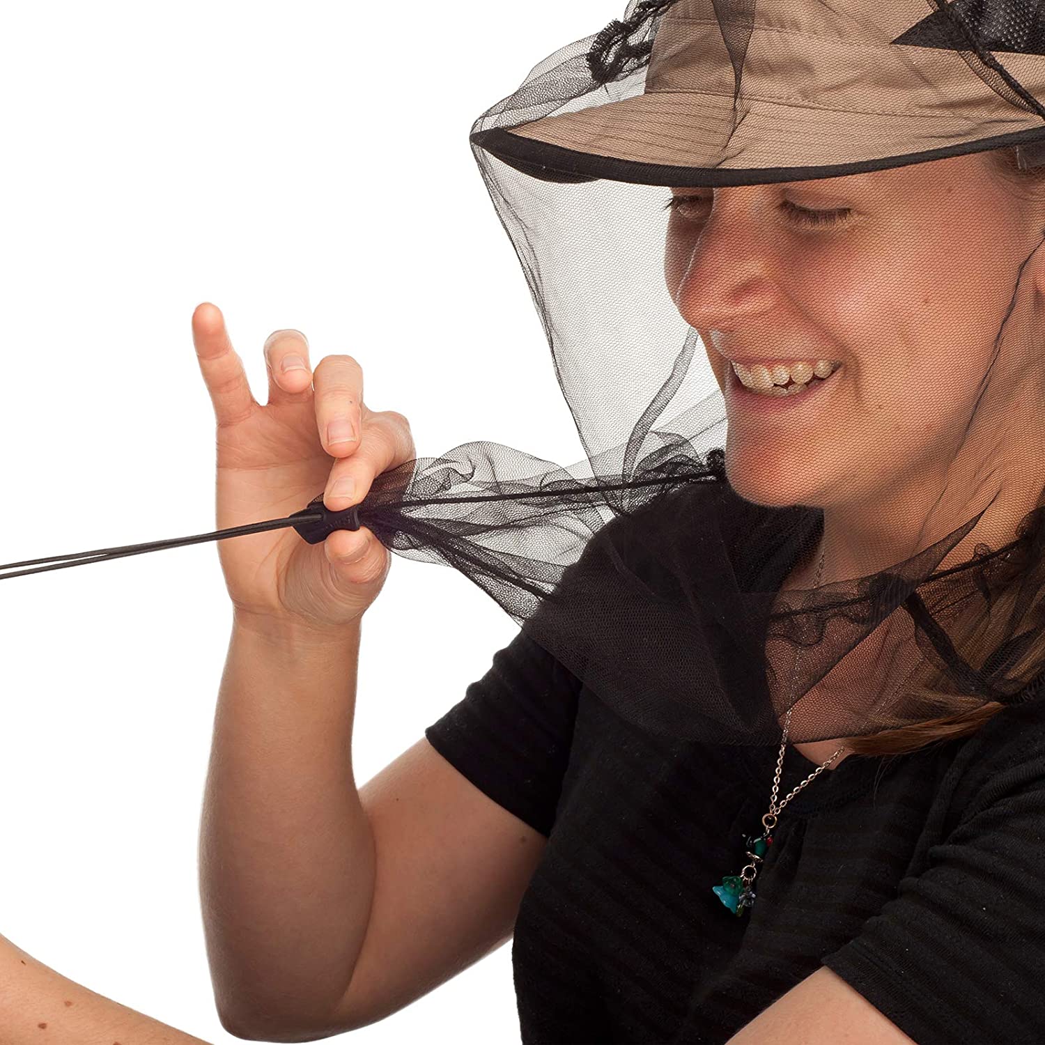 Mosquito head net MOSQUITO HEAD NET WITH INSECT SHIELD